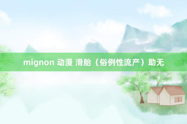 mignon 动漫 滑胎（俗例性流产）助无